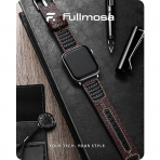 Fullmosa Apple Watch Deri Kay (41/40/38mm)-Dark Brown