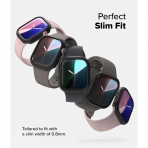 Rin gke Apple Watch 10 Bumper Klf (42mm)(2 Adet)-Clear Matte Black