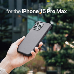 TineeOwl Manyetik iPhone 15 Pro Klf-Black