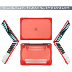 Batianda MacBook Air M2/M3 Standl Klf (13.6 in)-Red