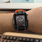 ULTIMAL Apple Watch 44mm Kay -Black Orange 