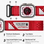 ULTIMAL Apple Watch 10 42mm Kay -Red