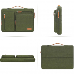 MOSISO 360 Laptop antas(14-15 in)-Olive Green 