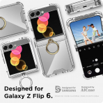 AlCase Clear Halkal Galaxy Z Flip 6 Klf