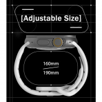 Aulumu A02 Apple Watch 10 46mm Kay-White 