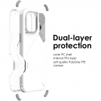 Aulumu Apple iPhone 16 Pro Slim Klf -White