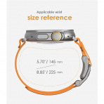 Aulumu Mag Apple Watch Ultra/2 Kay (42/44/45/46/49mm)-Luminous Orange 