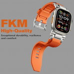 Bandletic Silikon Apple Watch Kay(42/44/45/49mm)-Orange