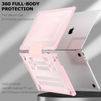 Batianda MacBook Air M2/M3 Dayankl Klf (13.6 in)-Baby Pink