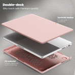 Batianda MacBook Pro M4 Kickstandl Klf (14 in)-Pink