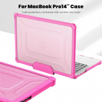 Batianda MacBook Pro M4 Uyumlu Klf (14 in)-Pink 