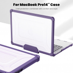 Batianda MacBook Pro M4 Uyumlu Klf (14 in)-Violet 