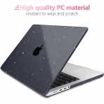 Batianda MacBook Pro M4 Iltl Klf (14 in)-Glitter Black 