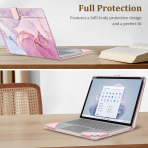 Fintie Surface Laptop 7 Standl Klf (13.8 in)-Dreamy Marble 