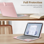 Fintie Surface Laptop 7 Standl Klf (13.8 in)-Rose Gold 