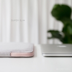 Comfyable MacBook Pro/Air Laptop Sleeve anta (13 in)-Dove Gray Pink