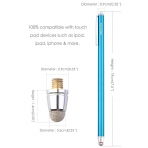 DIMPLES EXCEL New Generation Ultra nce Stylus Kalem-Aqua Blue