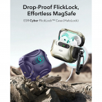 ESR Apple AirPods 4 HaloLock Cyber Klf -Purple