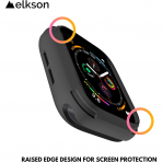 Elkson Apple Watch 9/8/7 41mm Bumper Klf-Tan