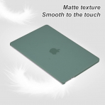 EooCoo MacBook Air M3 effaf Klf (13 in)-Matte Midnight Green 