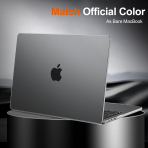 EooCoo MacBook Air M3 effaf Klf (13 in)-Frost Space Gray 