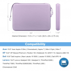 FINPAC Laptop antas (15.6 in)-Lilac