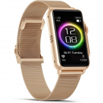 FITVII Health Fitness Tracker Akll Saat-Gold