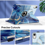 Fintie Apple iPad Mini 7 Rotating Klf -Ocean Marble