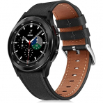 Fintie Deri Galaxy Watch 7/6/5/4/FE Kay-Black