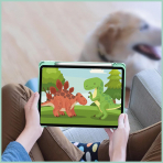 Fintie Hybrid Slim iPad Air Klf(11 in)-dino nuggets