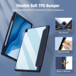 Fintie Hybrid Galaxy Tab S6 Lite Klf (10.4 in)-Navy