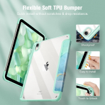 Fintie Apple iPad Mini 7 Hybrid Slim Klf-Emerald Marble 