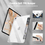 Fintie Hybrid iPad Air 6.Nesil Klf (11 in)-Cloudy Marble 