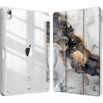 Fintie Hybrid iPad Air 6.Nesil Klf (11 in)-Cloudy Marble 