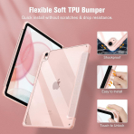 Fintie Hybrid iPad Air 6.Nesil Klf (11 in)-Rose Gold 