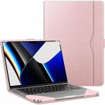 Fintie nce MacBook Pro M4 Dayankl Klf(14 in)-Rose Gold