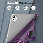 Fintie Kalem Blmeli iPad Pro 5.Nesil Klf (11 in)-Composition Book Purple