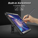 Fintie Kickstandl Galaxy Tab S6 Lite Klf -Black