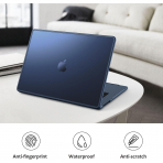 Fintie MacBook Air M3 Sert Klf (15 in)-Frost Midnight