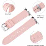 Fullmosa Apple Watch Silikon Kay (41/40/38mm)-Pale Pink 