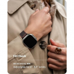 Fullmosa Apple Watch/Ultra Deri Kay (49/45/44/42mm)-Dark Brown