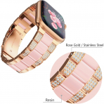 GELISHI Apple Watch 10 46mm Kay-Rose Gold Pink