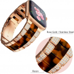 GELISHI Apple Watch 10 46mm Kay-Rose Gold Tortoise