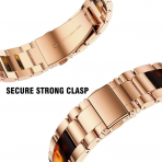 GELISHI Apple Watch 10 46mm Kay-Rose Gold Tortoise