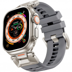 Goton Apple Watch 10 46mm Uyumlu Kay -Gray