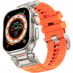 Goton Apple Watch 10 46mm Uyumlu Kay -Orange