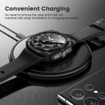 Goton Galaxy Watch Ultra 47mm Bumper Klf-Black Orange