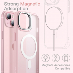 JETech Apple iPhone 15 Kickstandl Klf-Pink