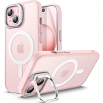 JETech Apple iPhone 15 Kickstandl Klf-Pink