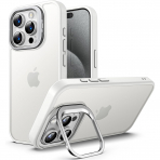 JETech Apple iPhone 15 Pro Kickstandl Klf-White Titanium